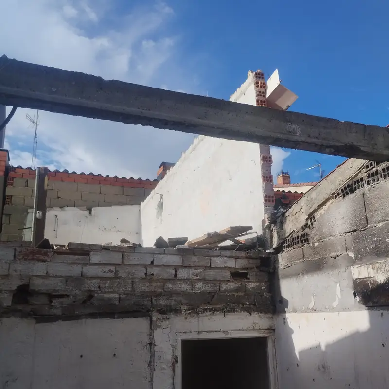 Refuerzo estructural con viga de hormigón